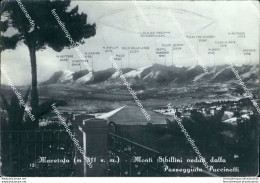 Cg230 Cartolina Macerata Nìmonti Sibillini Veduti Dalla Passeggiata Puccinelli - Macerata