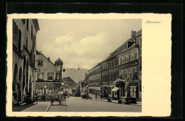 AK Murnau, Strassenpartie Mit Geschäften  - Sonstige & Ohne Zuordnung