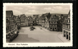 AK Schorndorf, Oberer Marktplatz Aus Der Vogelschau  - Schorndorf