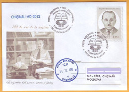 2015 Moldova Moldavie Moldau  FDC Russev Eugene Historian Philologist  Bessarabia Odesa Ucraine Chisinau Used - Moldavie