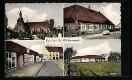 AK Loxstedt, Kirche, Pfarrhaus, Bahnhofstrasse Und Schule  - Other & Unclassified