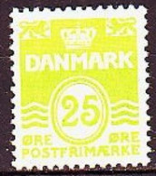 1965. Denmark. Wavy Lines. 25 Ö. MNH. Mi. Nr. 427 - Neufs
