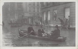 75-PARIS-Crue 1910-Rue De L'Université-N 6006-F/0151 - Überschwemmung 1910