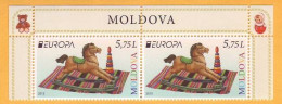 2015 Moldova Moldavie Moldau  Europa-cept - 2015. Toys Horse 2v Mint - 2015