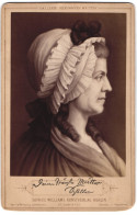 Fotografie Sophus Williams, Berlin, Portrait Mutter Von Friedrich Schiller  - Famous People