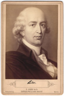 Fotografie Sophus Williams, Berlin, Portrait Johann Gottfried Herder  - Beroemde Personen