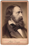 Fotografie Sophus Williams, Berlin, Portrait Lord Alfred Tennyson, Dichter  - Famous People