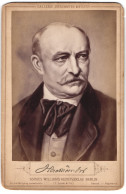 Fotografie Sophus Williams, Berlin, Portrait Friedrich Wilhelm Hackländer  - Berühmtheiten