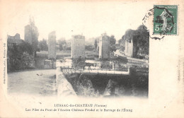 86-LUSSAC LES CHATEAUX-Pile Château Et Barrage-N 6006-C/0319 - Lussac Les Chateaux