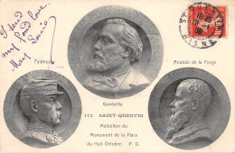 02-SAINT QUENTIN-Médaillon Du Monument-N 6006-F/0193 - Saint Quentin