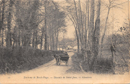 62-BERCK PLAGE-DESCENTE DE SAINT JOSSE-ATTELAGE-N 6007-C/0111 - Berck