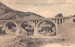 04-ANNOT-VIADUC DU GROS VALLON-CHEMIN DE FER-N 6007-B/0177 - Sonstige & Ohne Zuordnung