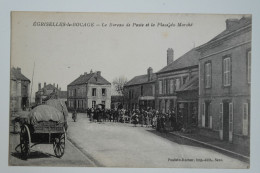 Cpa 1918 EGRISELLES Le BOCAGE Le Bureau De Poste Et La Place Du Marché - MAY12 - Egriselles Le Bocage