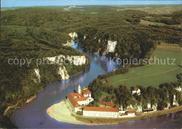 72266267 Weltenburg Kelheim Kloster Donaudurchbruch Fliegeraufnahme Weltenburg - Kelheim