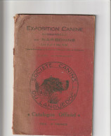 Exposition Canine International  De NARBONNE 1936 Catalogue Officiel - Programs