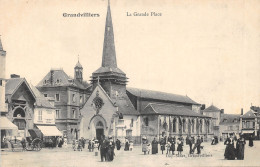 60-GRANDVILLIERS-LA GRAND PLACE-N 6007-F/0011 - Grandvilliers