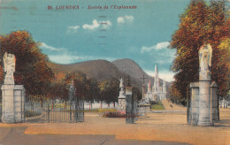 65-LOURDES-ENTREE DE L ESPLANADE-N 6007-E/0251 - Lourdes