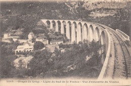 06-GORGES DU LOUP-CHEMIN DE FER-VIADUC-N 6007-D/0379 - Autres & Non Classés