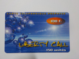 CARTE TELEPHONIQUE "Liberty Call"   150 Unités   100f. - Nachladekarten (Refill)