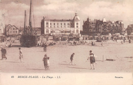 62-BERCK PLAGE-N°4010-E/0169 - Berck