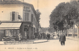 77-MELUN-QUAI DE LA VERRERIE-CAFE DE L UNION-N 6008-A/0065 - Melun