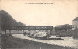 70-PORT D ATELIER-PENICHE-PONT SUR LA SAONE-N 6008-C/0383 - Autres & Non Classés