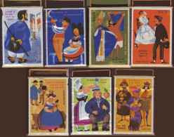 7 Boites D'Allumettes - REGIONS Et CHANSONS - Matchboxes