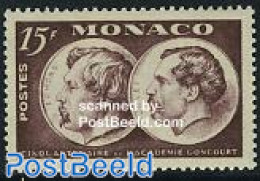 Monaco 1951 Goncourt Academy 1v, Mint NH, Science - Education - Ongebruikt