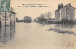 94-VILLENEUVE TRIAGE-INONDATION 1910-AVENUE DE CHOISY-N 6008-F/0089 - Villeneuve Saint Georges