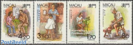 Macao 1991 Typical Jobs 4v, Mint NH, Various - Street Life - Nuevos