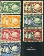 Monaco 1949 75 Years UPU 7v, Mint NH, Various - U.P.U. - Globes - Ungebraucht