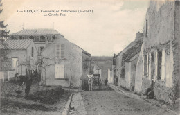 94-CERCAY-LA GRANDE RUE-ATTELAGE-N 6008-E/0139 - Autres & Non Classés