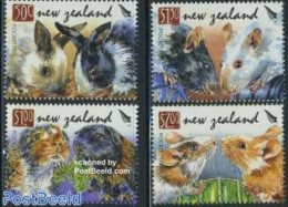 New Zealand 2008 Year Of The Rat 4v, Mint NH, Nature - Various - Animals (others & Mixed) - Rabbits / Hares - New Year - Unused Stamps