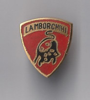 PIN'S THEME AUTOMOBILE  LAMBORGHINI BLASON  LOGO  TAUREAU - Other & Unclassified