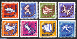 Romania 1963 Olympic Winter Games 8v, Mint NH, Sport - (Bob) Sleigh Sports - Olympic Winter Games - Shooting Sports - .. - Unused Stamps