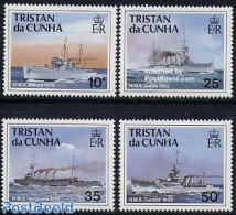 Tristan Da Cunha 1991 War Ships 4v, Mint NH, Transport - Ships And Boats - Bateaux