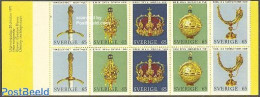 Sweden 1971 Jewelry 2x5v In Booklet, Mint NH, Stamp Booklets - Art - Art & Antique Objects - Neufs