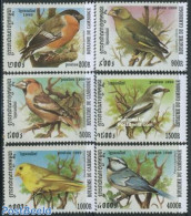 Cambodia 1999 Songbirds 6v, Mint NH, Nature - Birds - Kambodscha