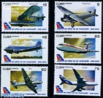 Cuba 2009 Aviation 6v, Mint NH, Transport - Aircraft & Aviation - Neufs