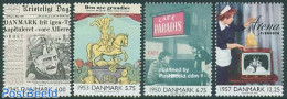 Denmark 2000 20th Century Events 4v, Mint NH, History - Nature - Performance Art - Various - Kings & Queens (Royalty) .. - Neufs