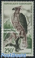 Gabon 1964 Airmail, Bird 1v, Mint NH, Nature - Birds - Birds Of Prey - Unused Stamps