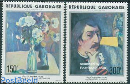 Gabon 1978 Death Of Paul Gaugin 2v, Mint NH, Art - Modern Art (1850-present) - Paul Gauguin - Unused Stamps