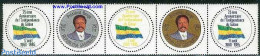 Gabon 1985 Independence 2v, Mint NH, History - Politicians - Neufs