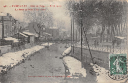 66-PERPIGNAN-SOUS LNEIGE-N 6008-H/0305 - Perpignan