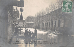 75-PARIS-INONDATION 1910-SOLDAT DU 1ER GENIE A AUTEUIL-N 6008-H/0281 - Sonstige & Ohne Zuordnung