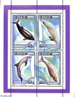 Korea, North 2000 Sea Mammals 4v M/s, Mint NH, Nature - Sea Mammals - Korea, North