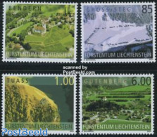 Liechtenstein 2004 Bird Views 4v, Mint NH, Religion - Various - Churches, Temples, Mosques, Synagogues - Tourism - Ungebraucht