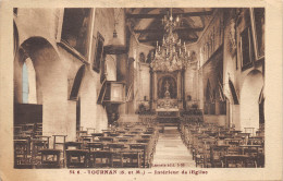 77-TOURNAN-INTERIEUR DE L EGLISE-N 6008-F/0373 - Tournan En Brie