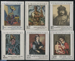 Czechoslovkia 1973 Paintings 6v, Mint NH, Art - Modern Art (1850-present) - Paintings - Rembrandt - Autres & Non Classés