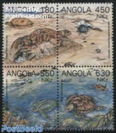 Angola 1993 Turtles 4v [+], Mint NH, Nature - Reptiles - Turtles - Angola